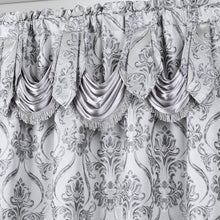 Load image into Gallery viewer, All American Collection New 4 Piece Drape Set with Attached Valance and Sheer with 2 Tie Backs Included