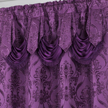 Load image into Gallery viewer, All American Collection New 4 Piece Drape Set with Attached Valance and Sheer with 2 Tie Backs Included